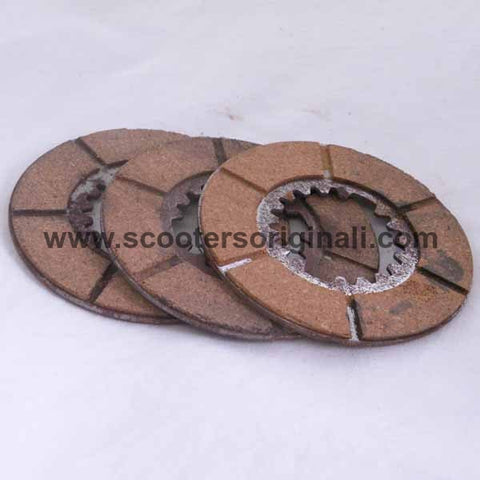 Vespa: Clutch Cork Set - 1953-54 - 3 Corks (83mm Diameter)