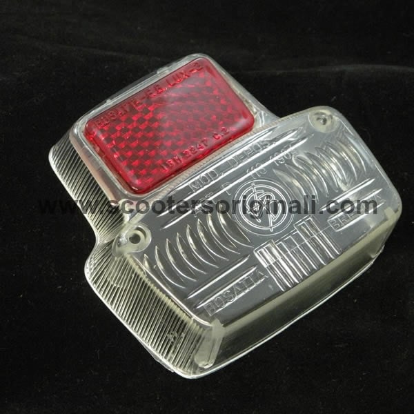Vespa: Tail Light Lens - V90, Plastic - Clear