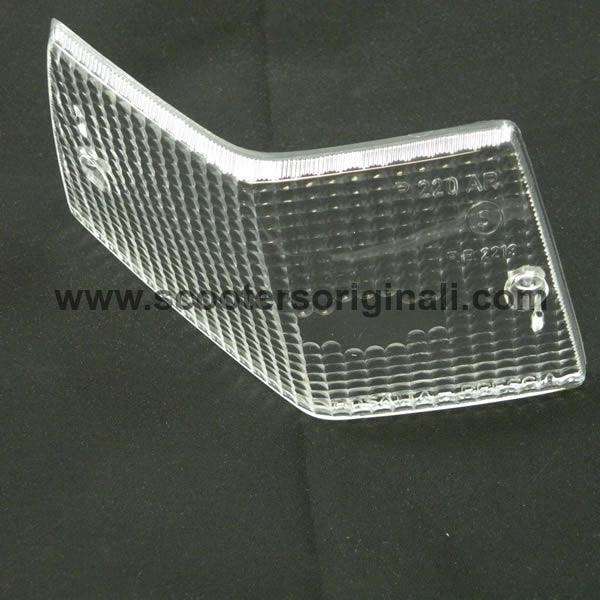 Vespa: Turn Signal Lens - Rear Left - Clear - PE/PX/Stella