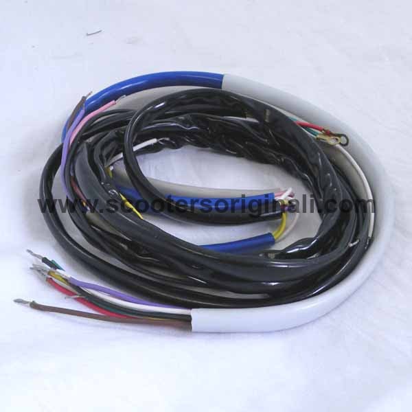 Vespa: Wiring Loom - VM2T, VL1T, VN1, VN2 - 1954 to 57