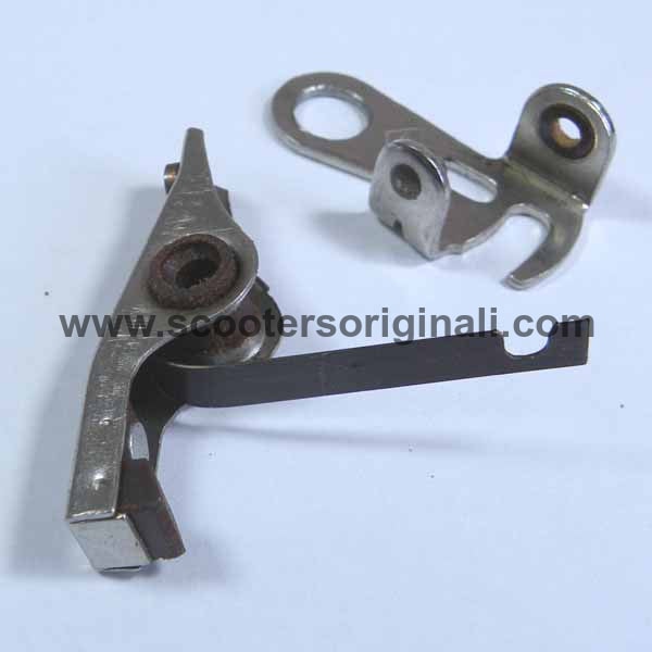 Vespa: Points - 1950s/60s - No Pivot Pin, Adjuster Slot, Side Sc