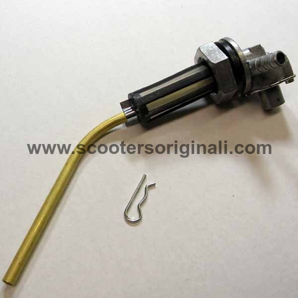 Vespa: Fuel Tap- w/Reserve - Italian -Small Frame