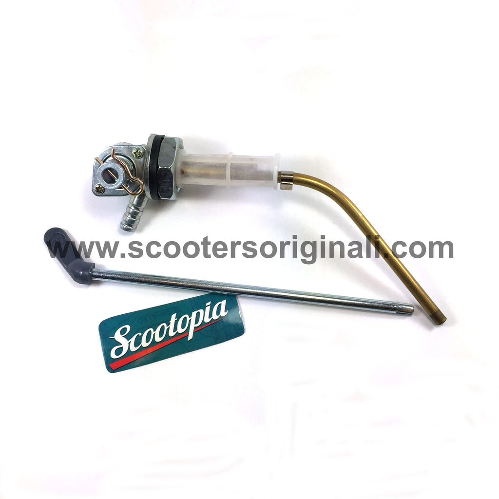 Vespa Fuel Tap - with Reserve - with Lever - Fast Flow - most models - Scootopia