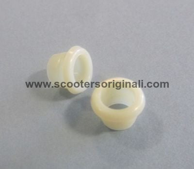 Vespa Side Panel Front Pin Bush - White Plastic - Each - Scootopia