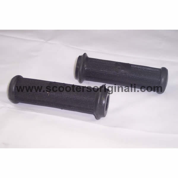 Vespa: Handgrips - 24mm - VLA-B, VSC, V9A, VMA - Black - Pair