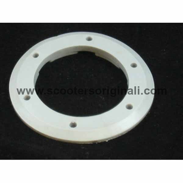 Vespa: Horn Gasket - Large Beveled Edge - 1960s - Grey