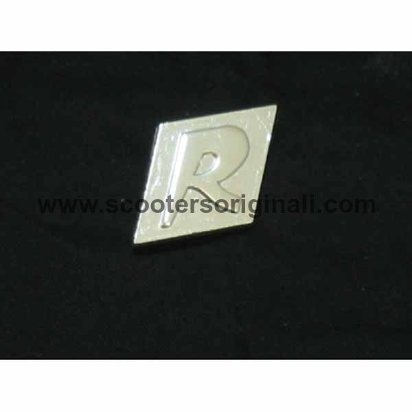 Vespa: Badge - Legshield - "R" - GT'R' - VNL2