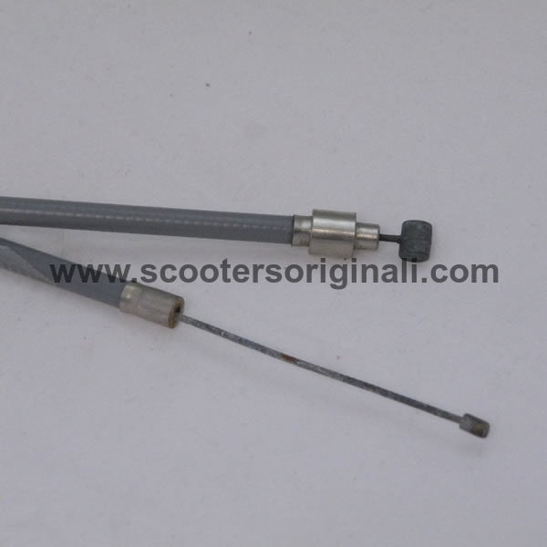 Vespa: Cable, Complete - Throttle with Headset and Carb Nipples
