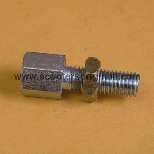 Vespa: Adjuster Screw with Nut - Rear Brake
