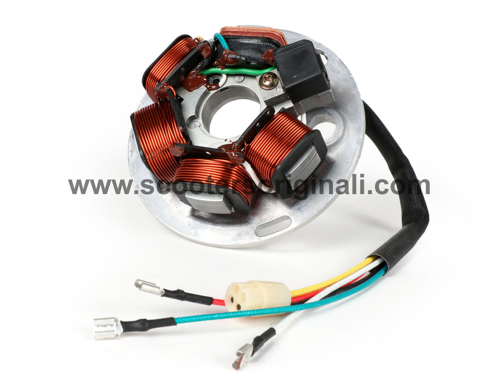 Vespa Electronic Ignition Stator  V2.5 silicone - PX 1984 -2011 - 5 wires - BGM ORIGINAL