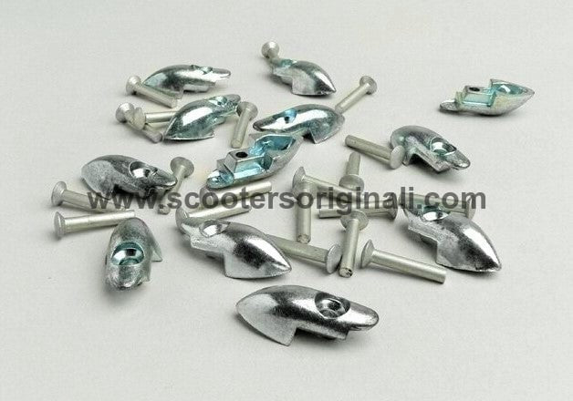 Vespa Floor Rail Endcap Set - Smallframe - Super