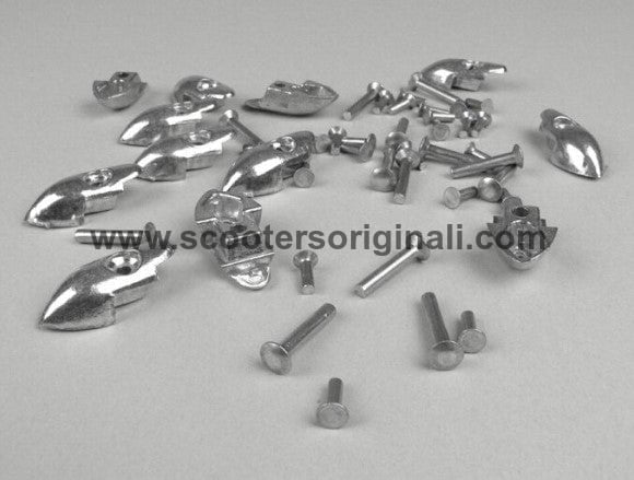 Vespa Floor Rail Endcap Set - Rally - Sprint