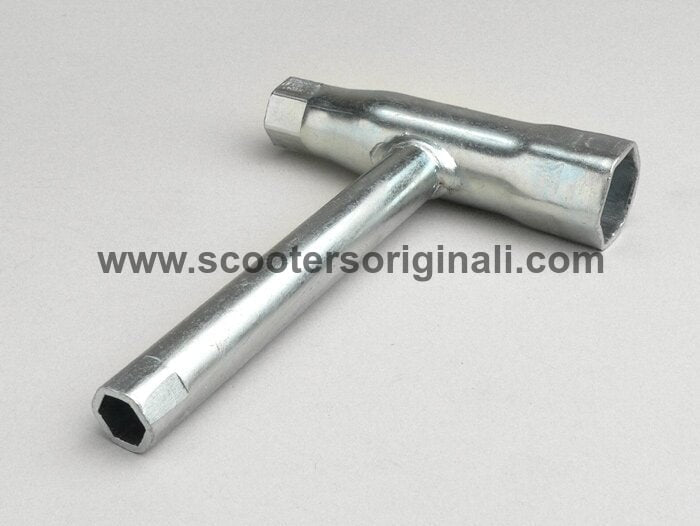 Vespa Tool - 3 in 1 - Spark Plug Wrench - Large Frame