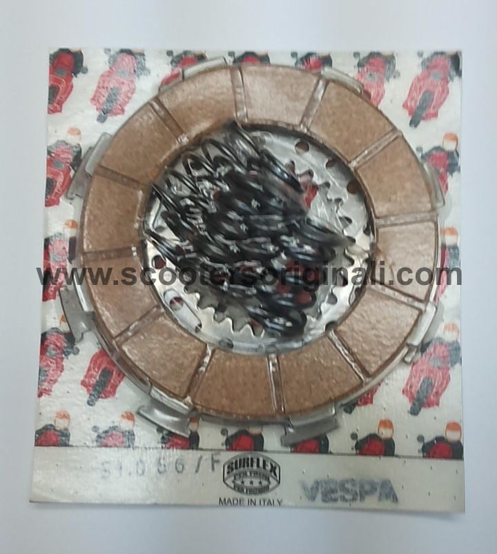 Vespa Clutch Plate Kit - Rally - P/PX - T5 - Surflex