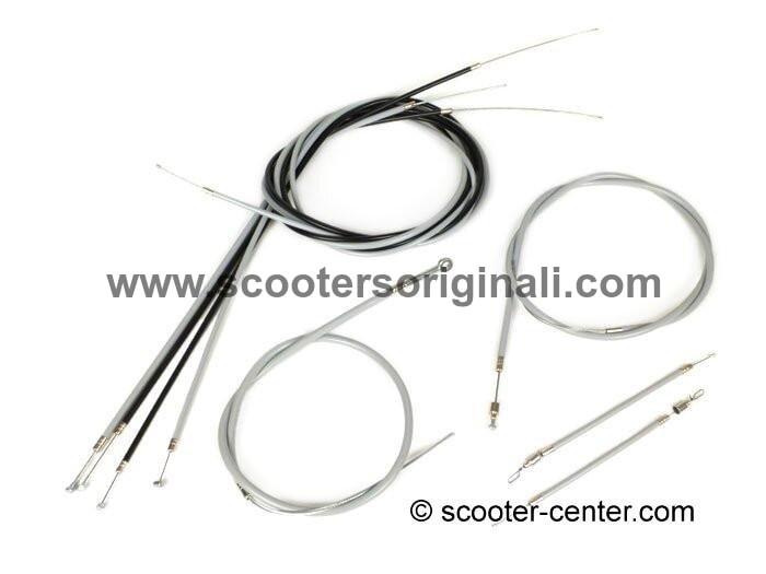 Vespa - Teflon Lined Cable Set - Smallframe - BGM PRO