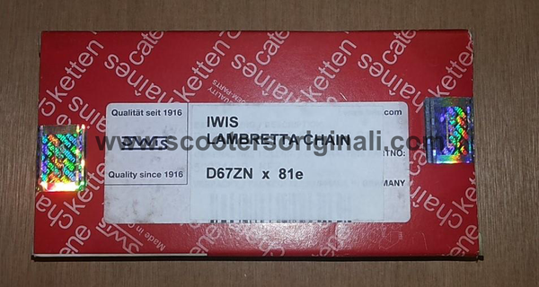 Lambretta Chain - 81 Link High Performance Chain - IWIS