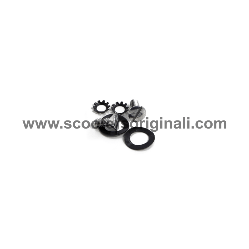 Lambretta - Side Panel Handle Screw - Grip and Wave Washer Set - Scootopia