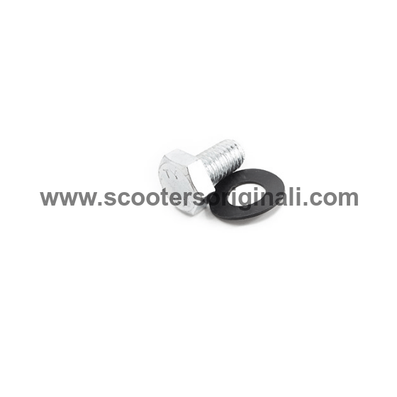 Lambretta Series 3 Zinc Bottom Exhaust Bolt and Washer Set