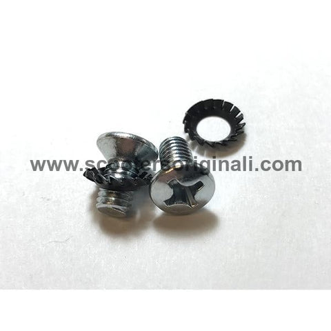 Lambretta Hardware Kit - Early Serveta Panel Handles - Philips Screws