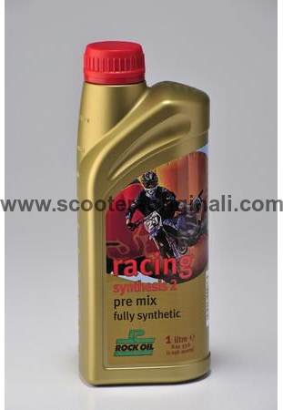 Rock Oil Synthesis 2 Racing Fully Synthetic 2 Stroke Engine Oil.