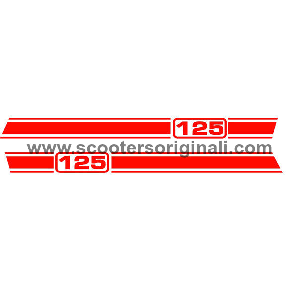 Lambretta Serveta Panel Stripe Set - 125cc - various colors