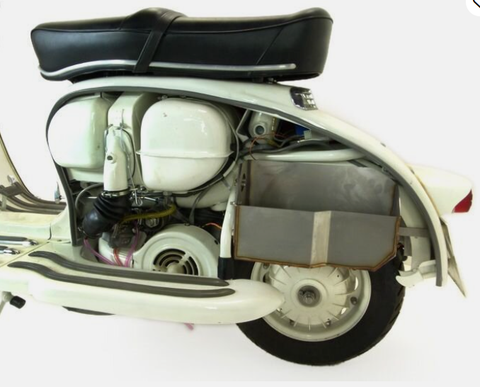 Lambretta Series 1-2 - Glove Box Under Side Panel -TD-Customs