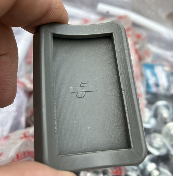 Lambretta Rear Brake Pedal Rubber - Grey - Scootopia