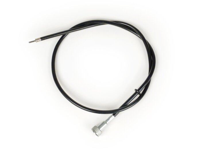 Vespa Speedometer Cable - Complete - P200E / P125X - Black - BGM PRO