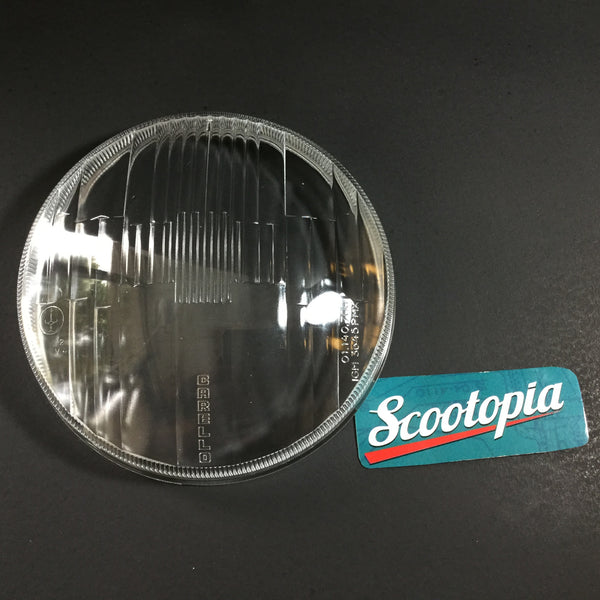Lambretta Headlight Glass - SX / TV - Carello - Deep Dish - Scootopia
