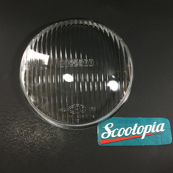 Lambretta Headlight Glass - Li Series 1 / Series 2 / Series 3 - CEV - Scootopia