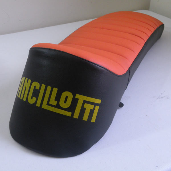 Lambretta: Ancillotti Seat - Slopeback - Orange Top