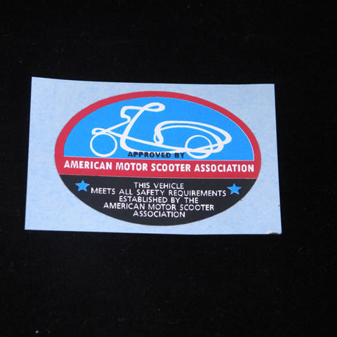 Lambretta: Sticker - American Motorscooter Association