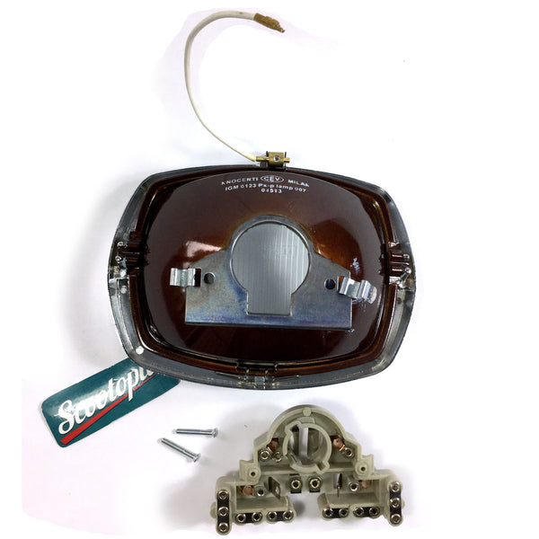 Lambreta Complete Headlight Unit - DL / GP - Glass Lens - Scootopia