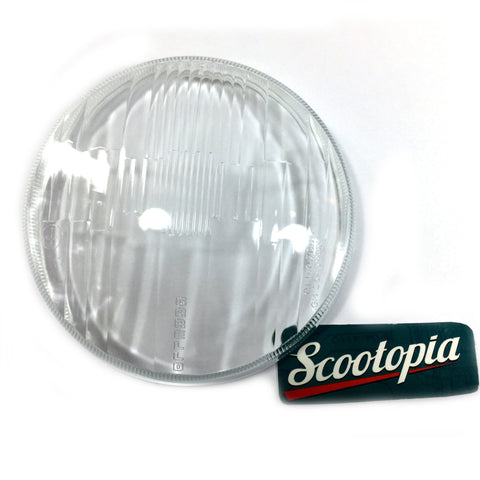 Lambretta Headlight Glass - SX / TV - Carello - Deep Dish - Scootopia