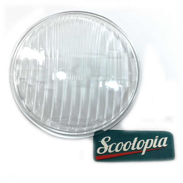 Lambretta Headlight Glass - Li Series 1 / Series 2 / Series 3 - Carello - Scootopia