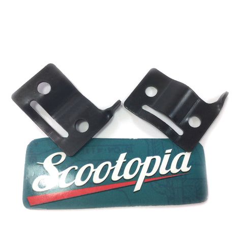 Lambretta W-Hook - Side Panel Spring Clip - Retaining Plates (pair) - Series 3 - Scootopia
