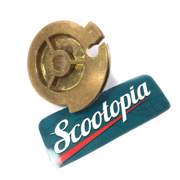 Lambretta Throttle Pulley - Brass - Series 1 / Series 2 / early Series 3 - Scootopia