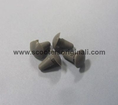 Lambretta Rear Frame Plug - Grey - Set / 4 - Series 1 / Series 2 - Scootopia