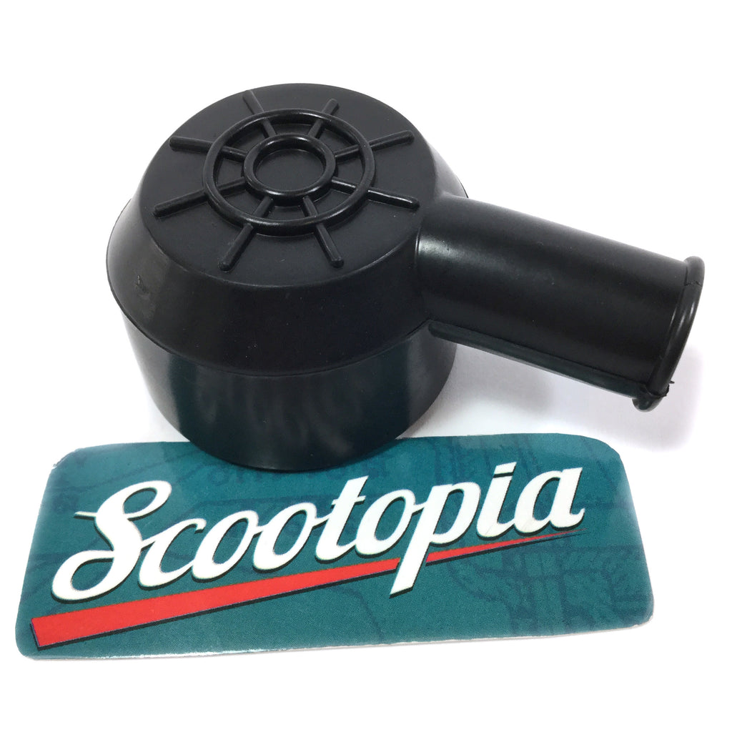 Lambretta Junction Box Cover - Deep Round - OEM Markings - Scootopia