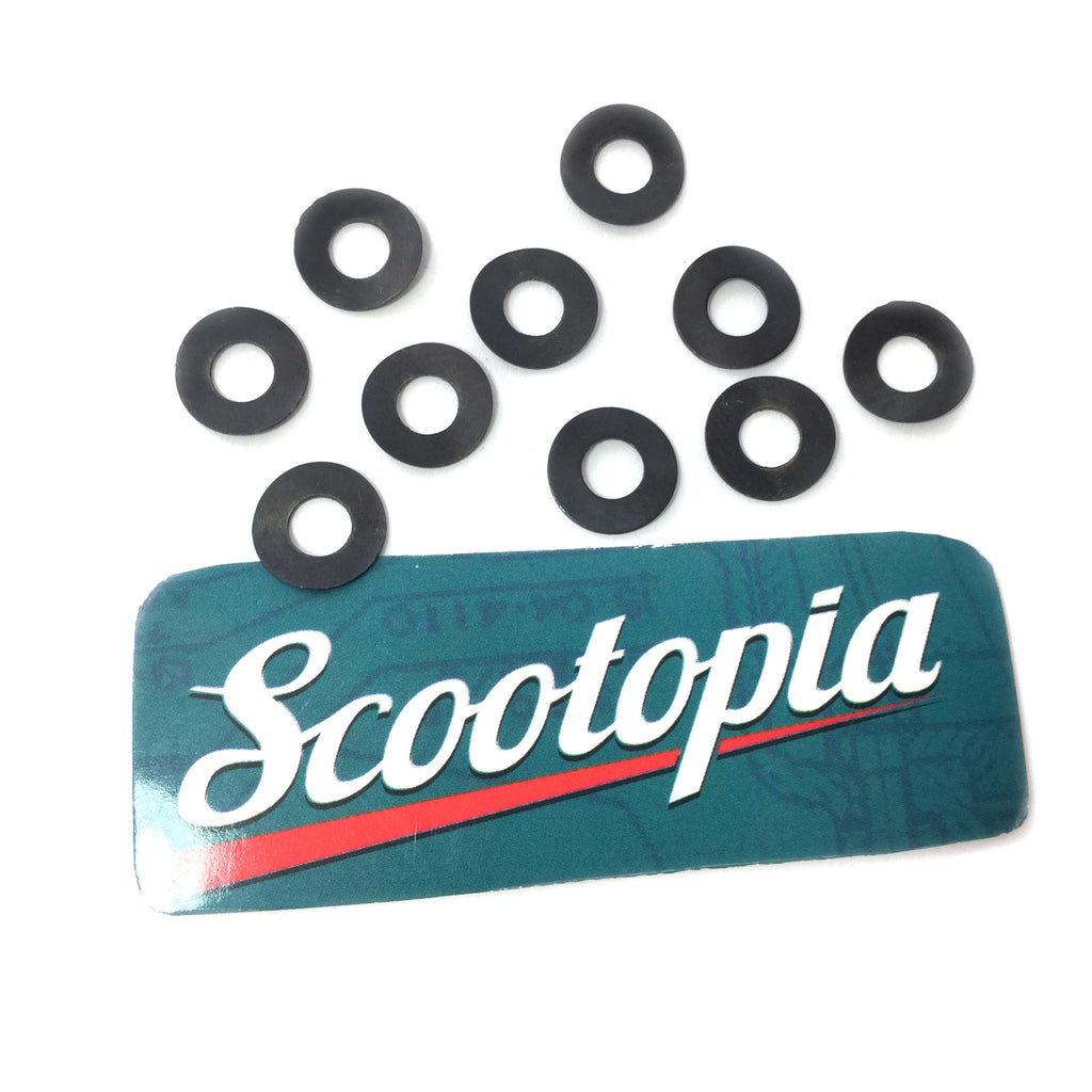 Lambretta Bodywork Washer - Wavy 5mm - Pack/10 - Series 1, 2, 3 - Scootopia