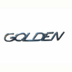 Lambretta: Legshield Badge - "Golden" - Li 150 Golden Specials