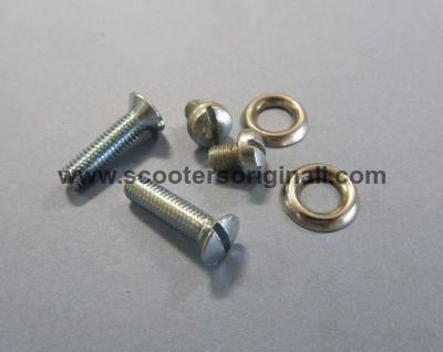 Lambretta Hardware Kit - Series 3 and GP Horncover Top and Bottom Screw Set - Scootopia