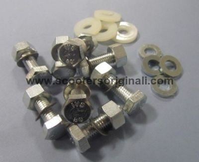 Lambretta Hardware kit - Seat - 14mm IVS Nut - Bolt and Washer Set - Scootopia