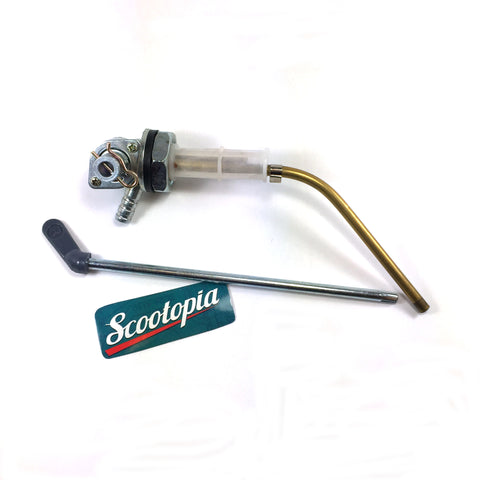 Vespa  Fuel Tap - with Reserve - with Lever - Fast Flow - most models - Scootopia