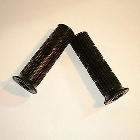 Vespa: Handgrips - 24mm - ET3 - Black - Pair