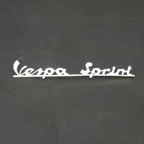 Vespa: Badge - Rear - "Vespa Sprint" - Script